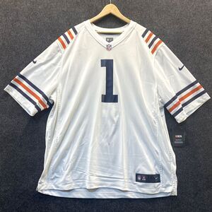 Nike Justin Fields Chicago Bears NFL Jersey #1 Men's 3XL Alternate NWT
